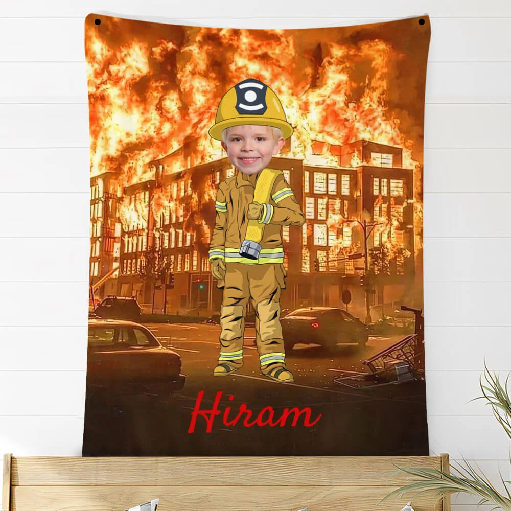 Custom Photo Blankets Personalized Photo Fleece Blanket Painting Style Blanket-Professional Outfit 09