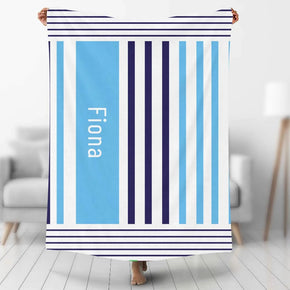 Custom Photo Blankets Personalized Photo Fleece Blanket Painting Style Blanket-Custom Your Name 17