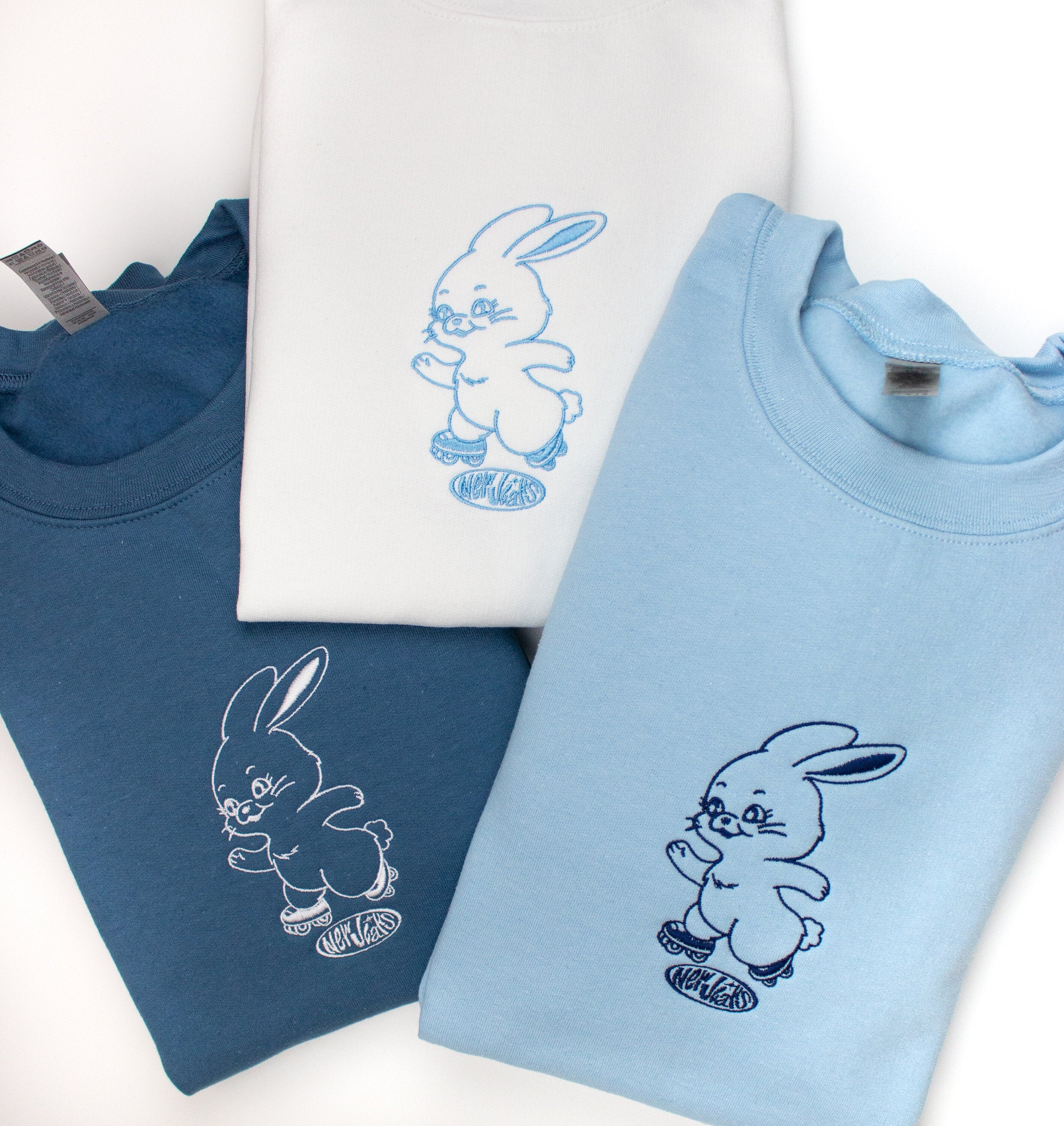 Cartoon Sweatshirt Embroidered Rabbit Sweatshirt Sweater