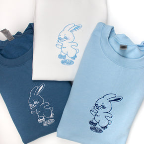 Cartoon Sweatshirt Embroidered Rabbit Sweatshirt Sweater