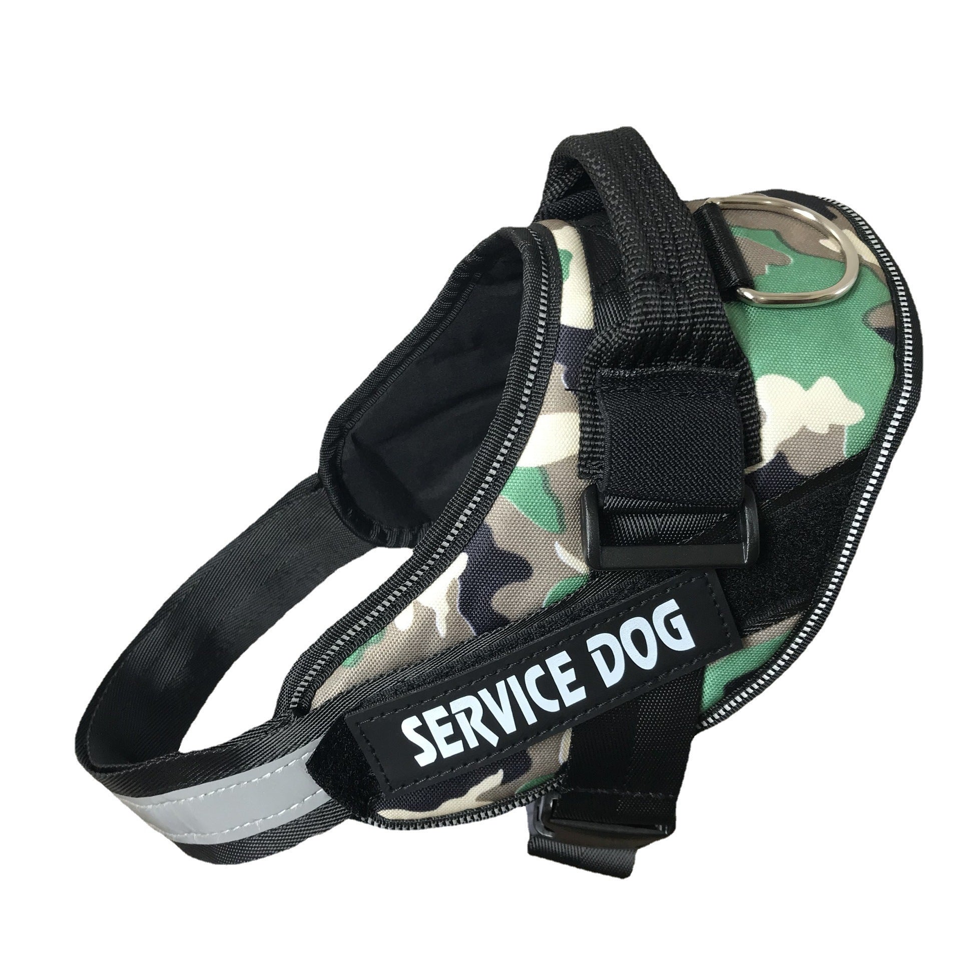 SERVICE DOG Chest and Back Pet Leash - Ideal for Large Breeds like Golden Retrievers and K9s