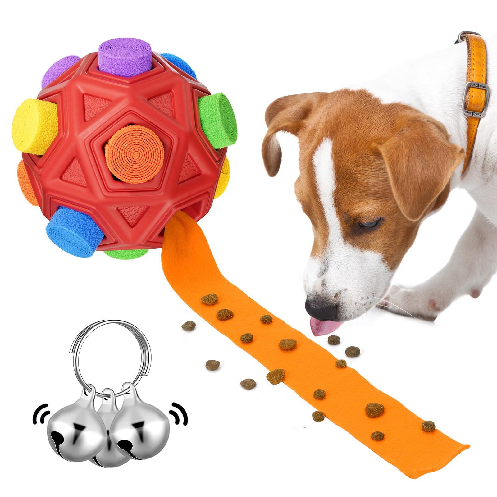 Dog Puzzle Toys Slow Feeder Treat Ball Games for Boredom Relief