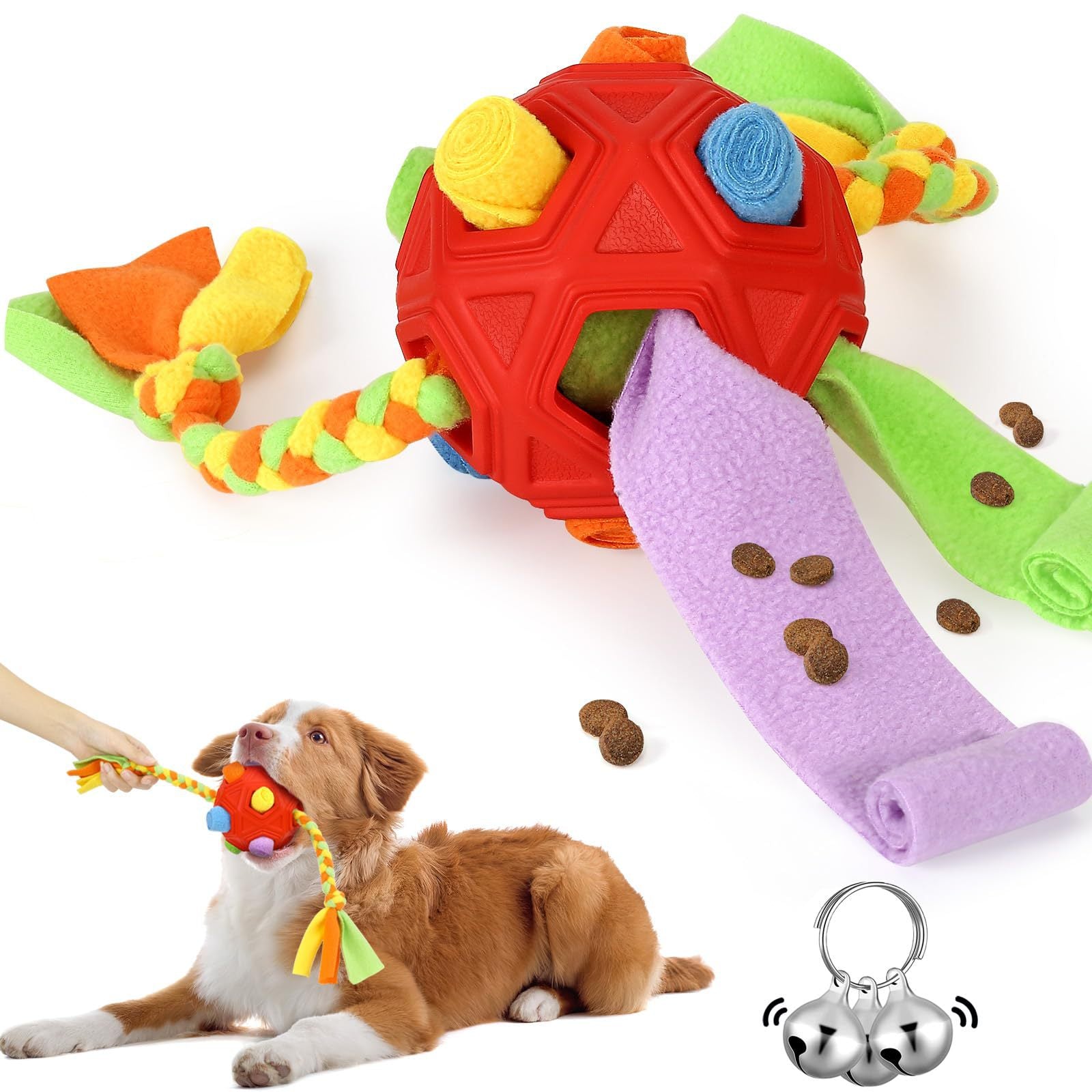 Dog Puzzle Toys Slow Feeder Treat Ball Games for Boredom Relief