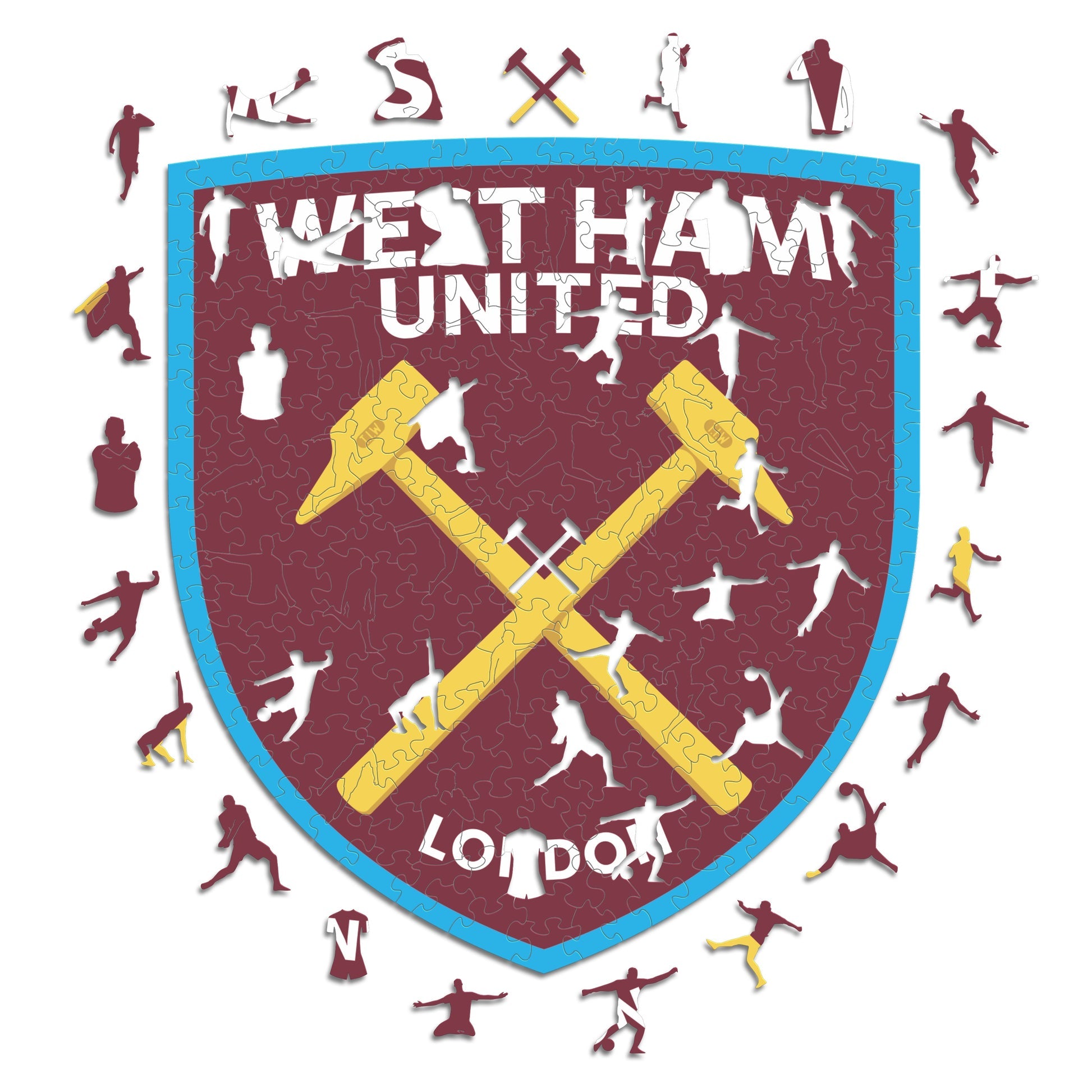 West Ham United FC® Logo - Wooden Puzzle