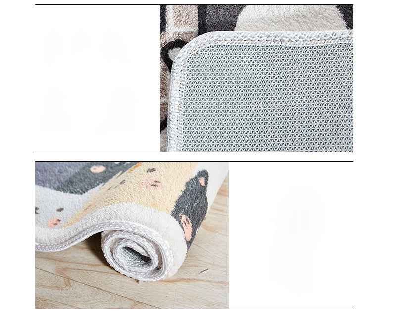 Cartoon Moon Cute Lamb Kitten Patterned Entryway Doormat Doormat Kitchen Bathroom Rugs Anti-skip Mats