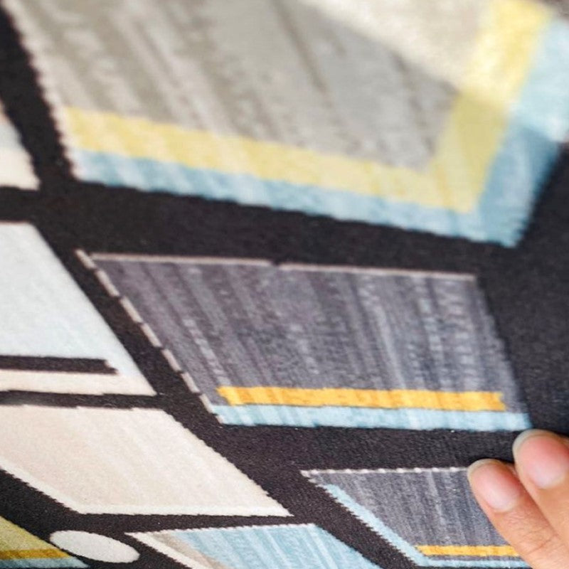 Polyester Carpets Modern Area Rugs Gradient Abstract Patterned for Office  Bedroom Living Room Hall Dining Room