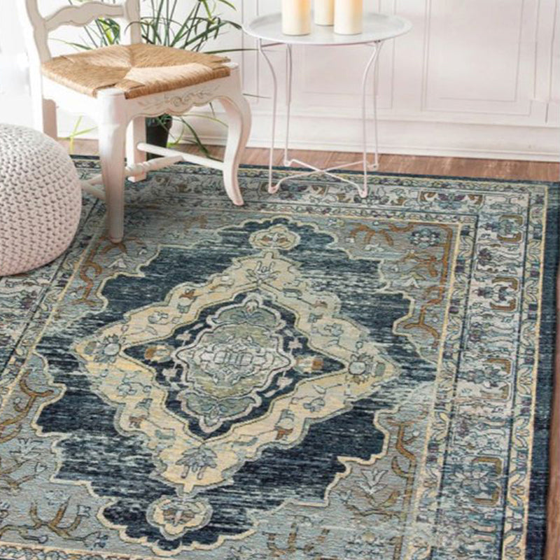 Printed Traditional Patterned Area Rug for Living Room Hall Office Bedroom