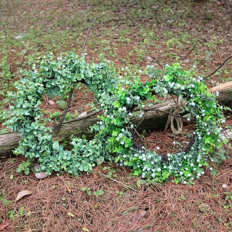 Eucaly Gypsophila Paniculata Rattan Simulated Greenery Garland Wall Decoration