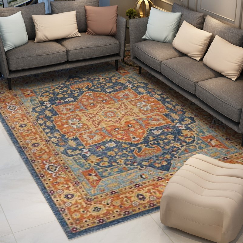 Printed Traditional Patterned Area Rug for Living Room Hall Office Bedroom