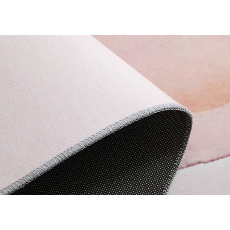 Pink Abstract Gradient Modern Pattern Rugs Polyester Carpets for Office Bedroom Hall Living Room Dining Room