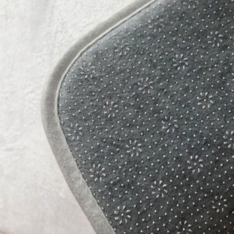 Grey Striped Modern Flannel Patterned Simplicity Entryway Doormat Rugs Kitchen Bathroom Anti-slip Mats