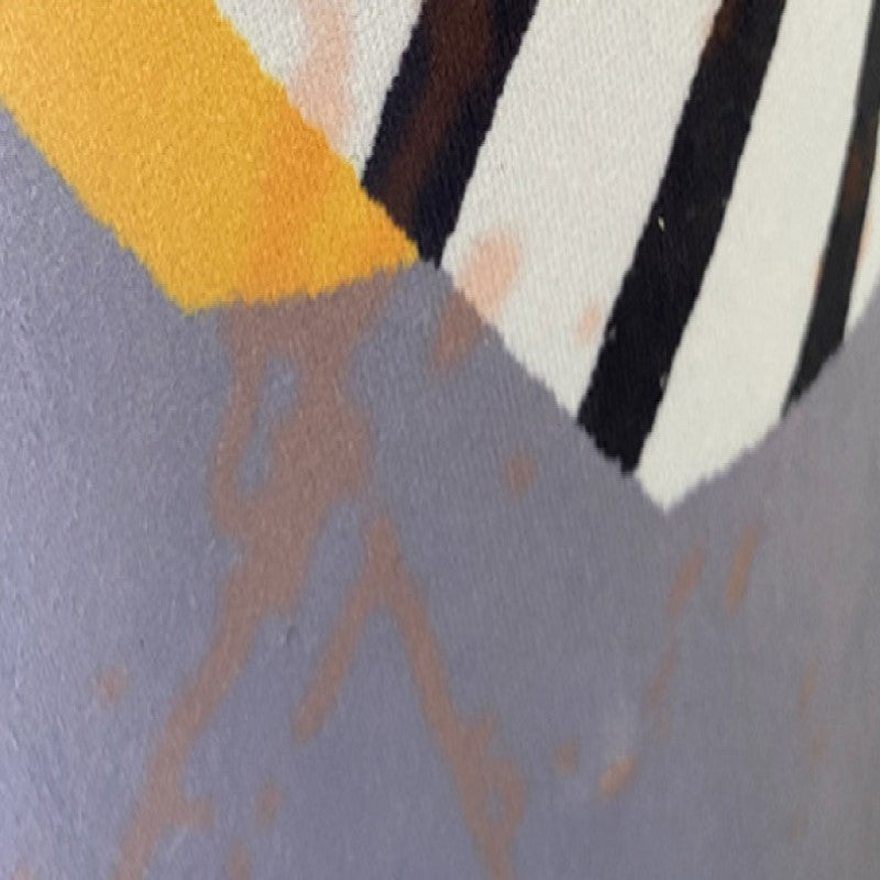 Oval Modern Geometric Rug for Living Room Bedroom Kitchen