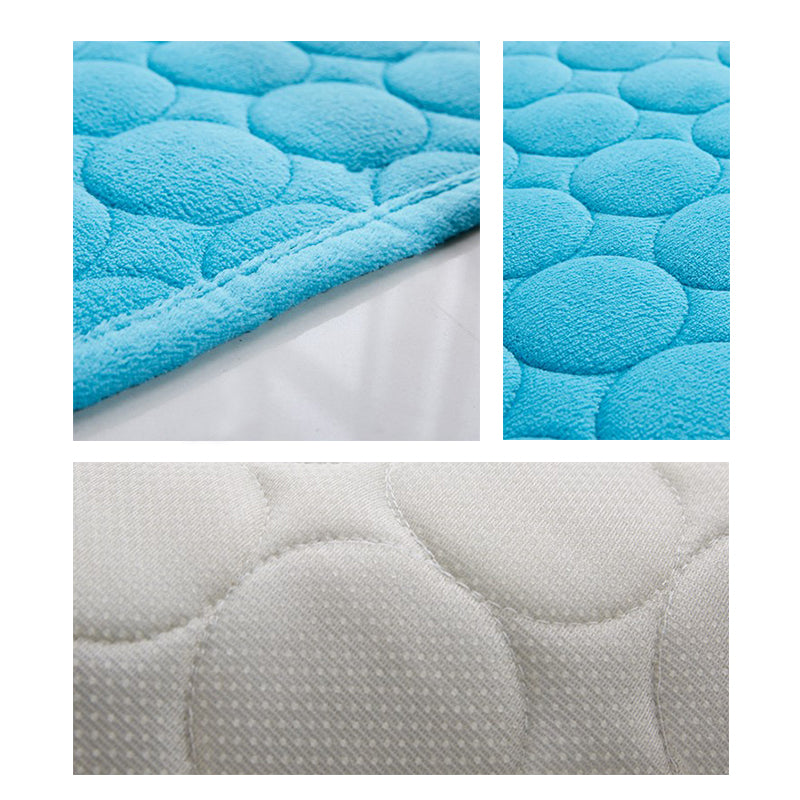 Modern Solid Colour Rugs Camel Yellow Round Coral Fleece Carpets for Bedside Bedroom Living Room Entrance