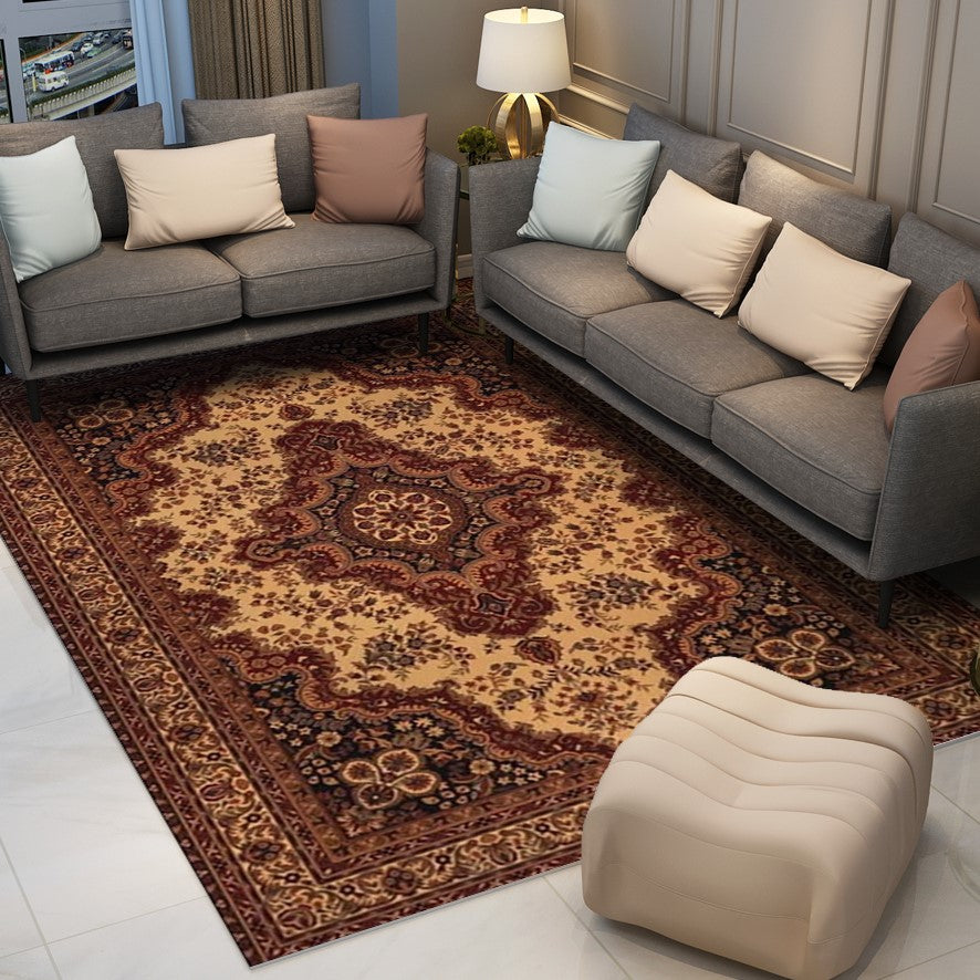 Printed Traditional Patterned Area Rug for Living Room Hall Office Bedroom