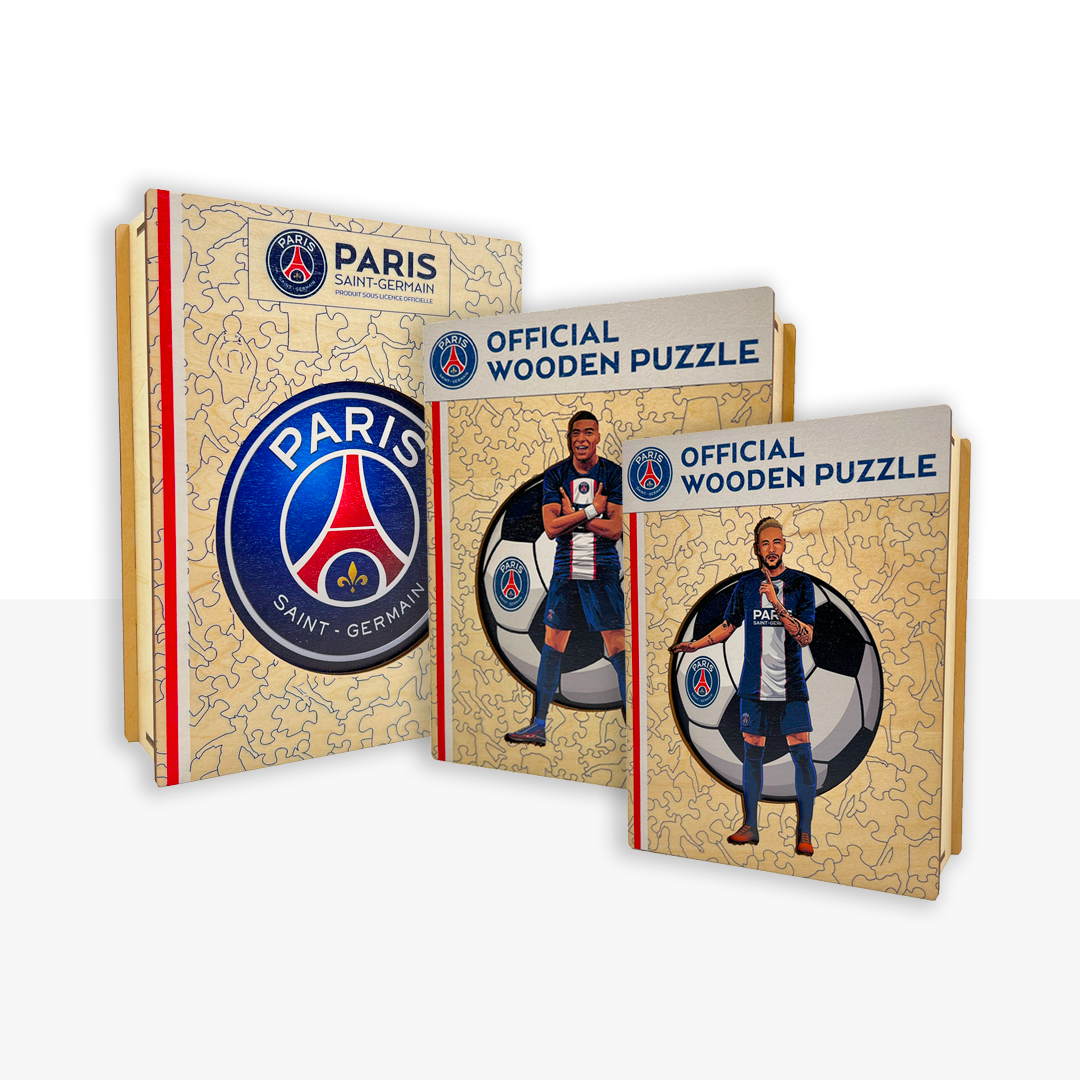 3 PACK PSG FC® Logo + Neymar Jr. + Kylian Mbappé