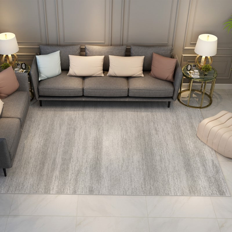 Grey Gradient Modern Geometric Simple Rugs for Living Room Dining Room Bedroom Hall