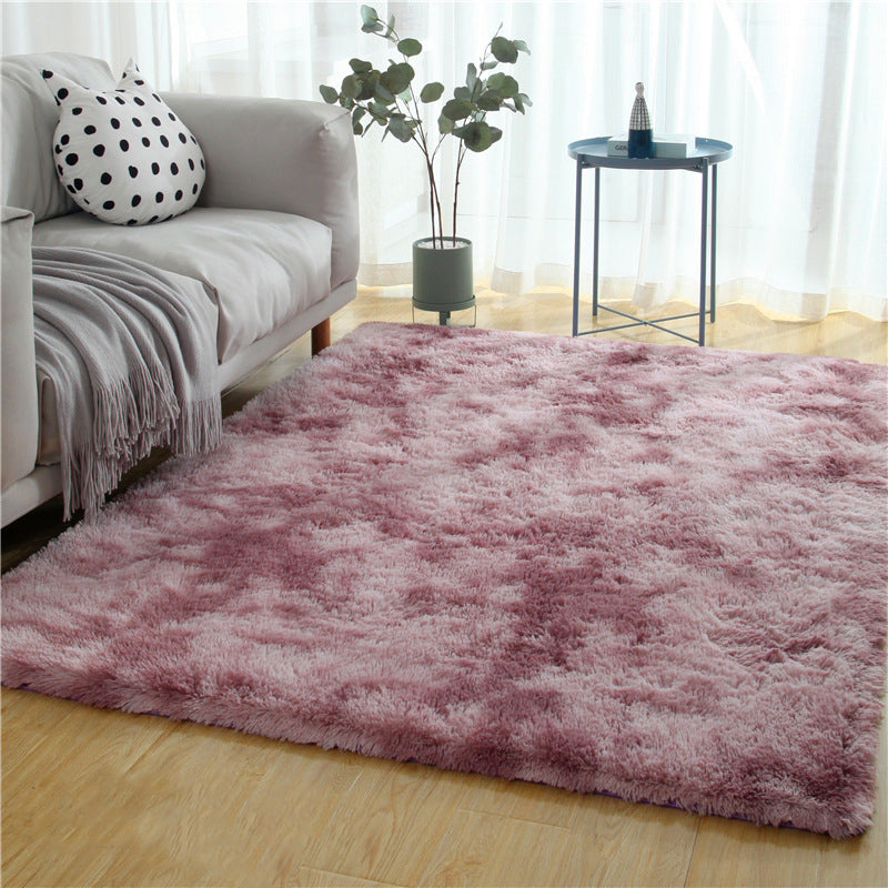 Collection: 9 Gradient Colours Modern Plain Carpet Bedroom Living Room Sofa Rugs Soft Plush Shaggy Rugs