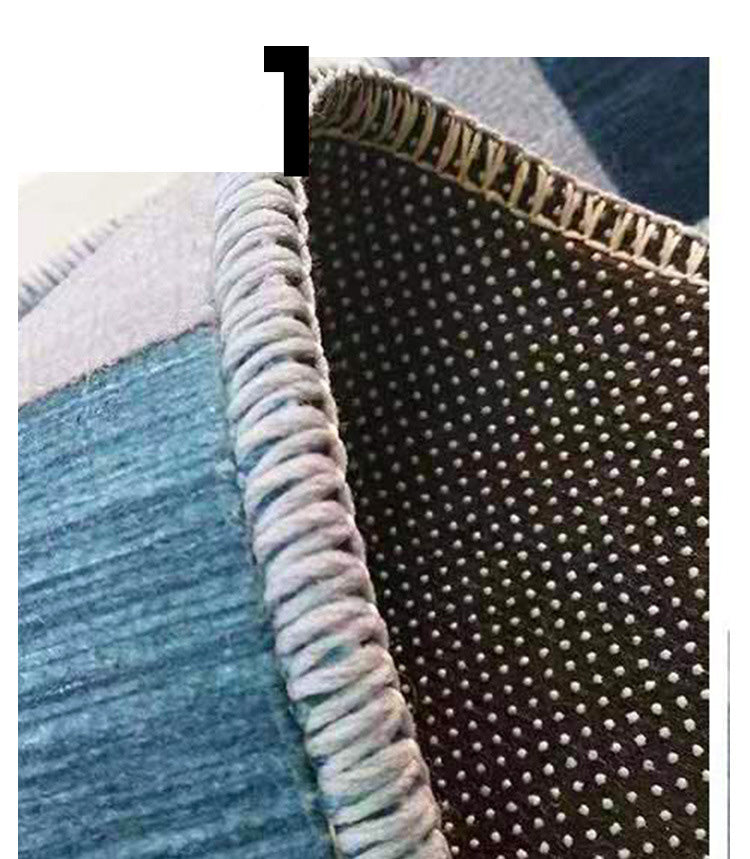 White Black Geometric 3D Optical Modern Contemporary Rugs for Living Room Dining Room Bedroom