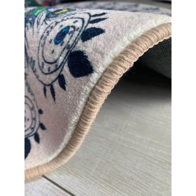 Nostalgic Traditional Printed Faux Cashmere Shaggy Rugs For Living Room Bedroom Hall Carpet
