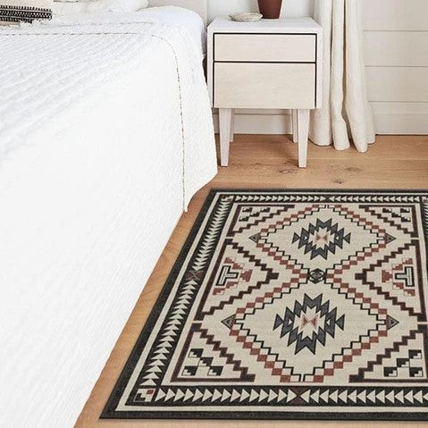 Modern Geometric Rugs Runners for Living Room Bedroom Hall Office Machine Washable