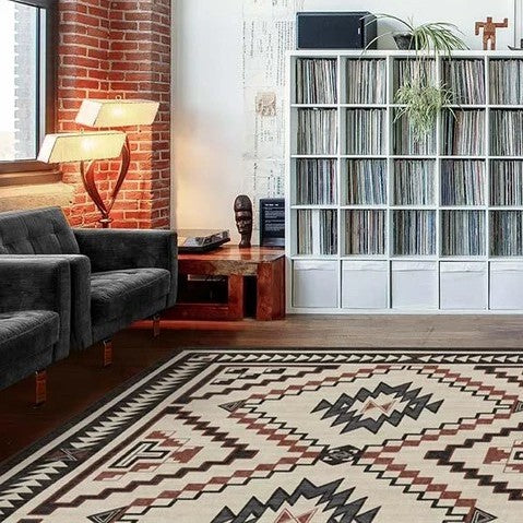 Modern Geometric Rugs Runners for Living Room Bedroom Hall Office Machine Washable