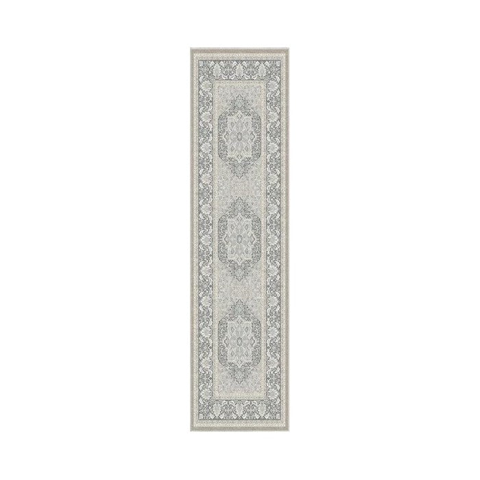 Traditional Classic Style Light Grey Rug Runners for Living Room Bedroom Hall Office