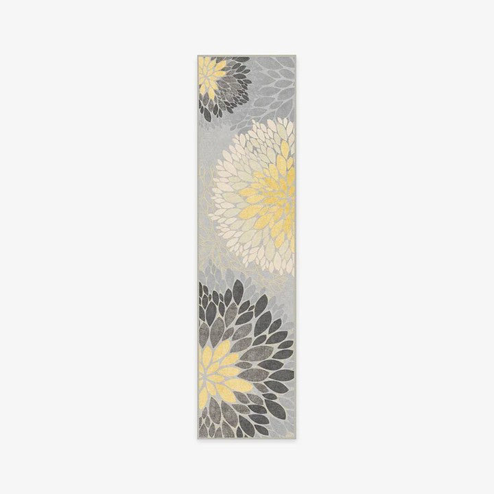 Flower Floral Rugs for Living Room Bedroom Hall Office Machine Washable