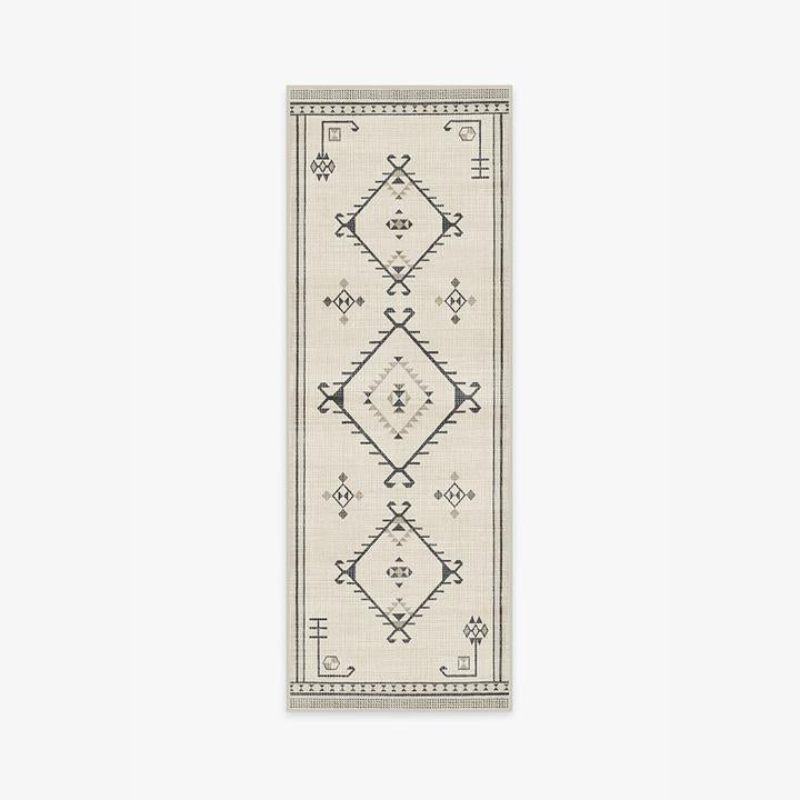 Beige Modern Geometric Rugs for Living Room Bedroom Hall Office Machine Washable
