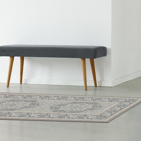 Traditional Classic Style Light Grey Rug Runners for Living Room Bedroom Hall Office
