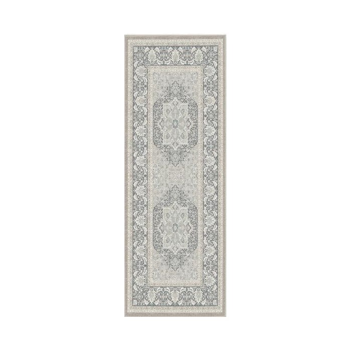 Traditional Classic Style Light Grey Rug Runners for Living Room Bedroom Hall Office