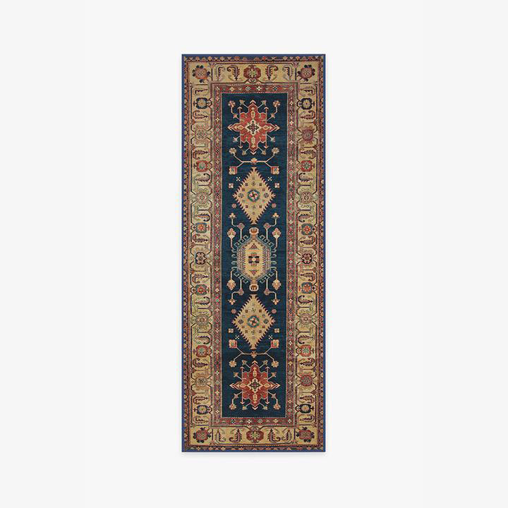 Traditional Classic Bohemian Machine Washable Rugs Runners for Living Room Bedroom Hall Office