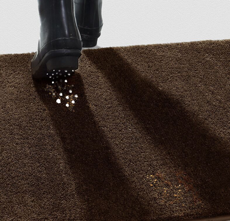 Thick absorbent entry mat outdoor mud scraping foot mat entry door anti-slip mat washable carpet