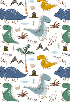 Cartoon Dinosaur Children's Carpet Living Room Home Room Carpet Bedroom Crawl Mats