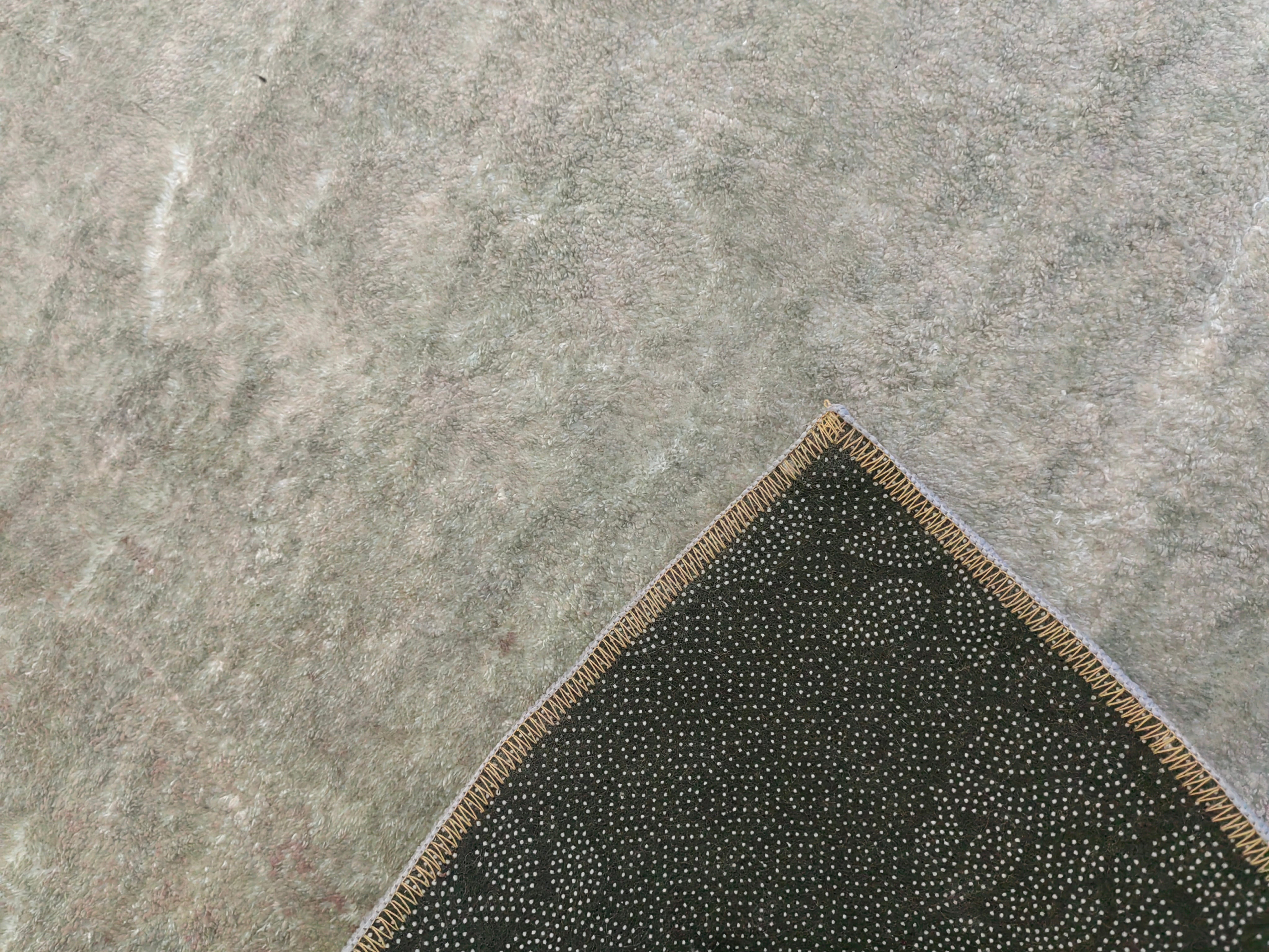 Green Gradient Triangle Patterned Modern Area Rugs Faux cashmere Carpets for Dining Room Office Bedroom Living Room Hall