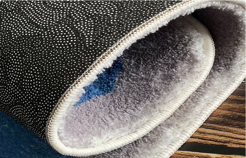 Lovely Simple Pattern Faux Cashmere Rugs For Living Room Bedroom Bedside Rugs Anti-slip Foot Mats