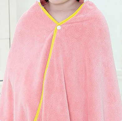 Cute and Cosy Brown Squirrel Print Hooded Bathrobe Baby Towels