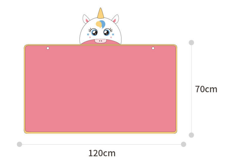 Cute and Cosy Pink Unicorn Print Hooded Bathrobe Baby Towels