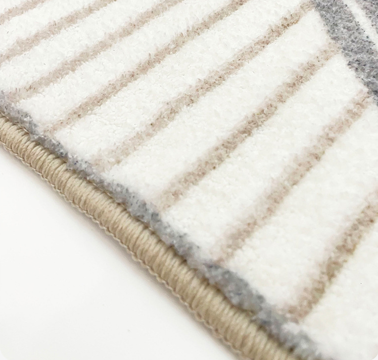 Vintage Pattern Faux Cashmere Rugs For Living Room Bedroom Bedside Rugs Anti-slip Foot Mats 01