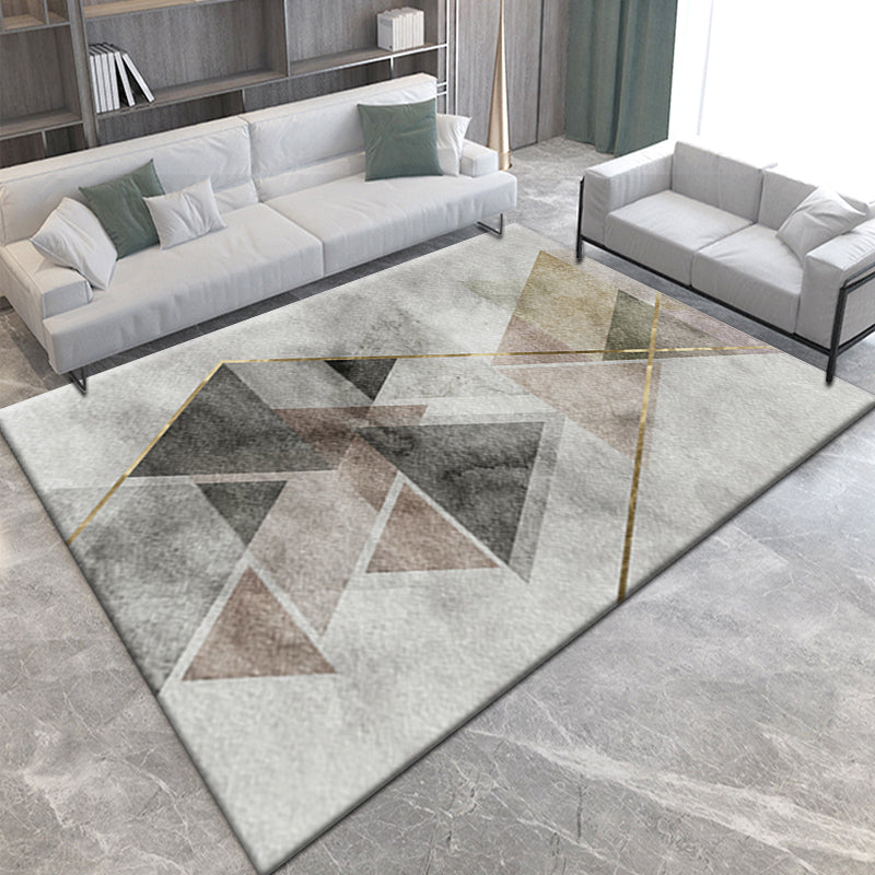 Modern Geometric Simple Geometric Rugs for Dining Room Living Room Hall Bedroom Office
