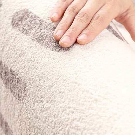 White Star and Moon Pattern Faux Cashmere Shaggy Area Rugs For Bedroom Living Room Office