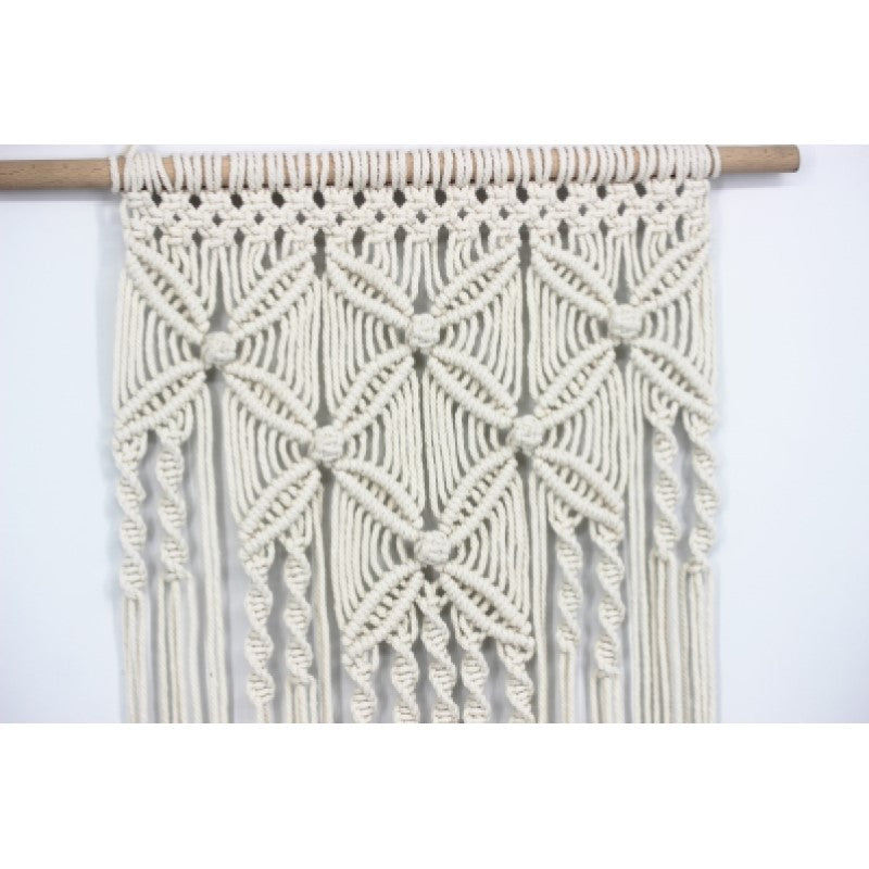 Butterfly Pattern Beige Cotton Hanging Rugs Tapestry With Tassel Handwoven For Bedroom Living Room Hall Wall Decor Art Tapestries
