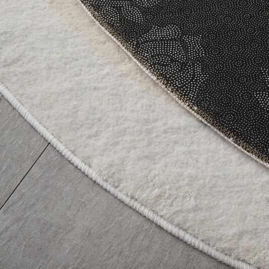 Abstract Fishing Net Lines Pattern Thicken Faux Cashmere Shaggy Area Rugs For Living Room Bedroom Bedside Carpets