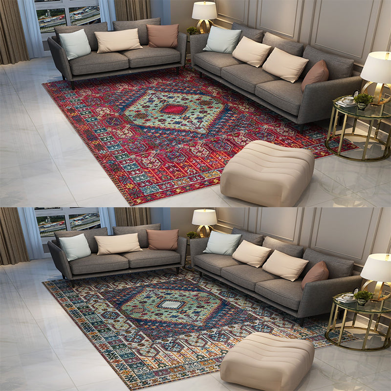Retro Plush Traditional Patterned Rugs for the Bedroom Hall