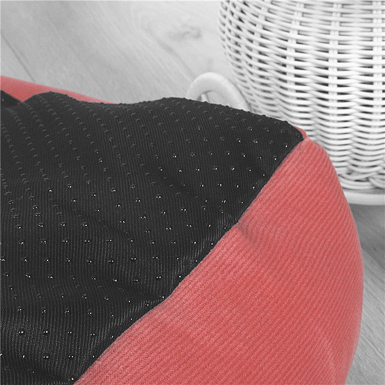 Rectangle Khaki Plush Pet Nest Soft Breathable Cat Bed Dog Bed