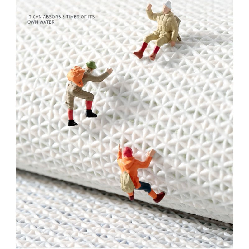 Multicolour Gradient Striped Patterned Entryway Doormat Rugs Kitchen Bathroom Anti-slip Mats