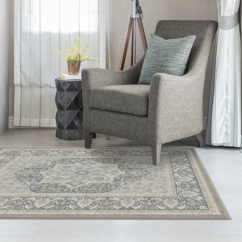 Traditional Classic Style Light Grey Rug Runners for Living Room Bedroom Hall Office