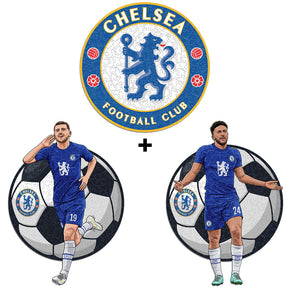 3 PACK Chelsea FC® Logo + Mount + James