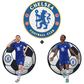 3 PACK Chelsea FC® Logo + Mount + Sterling