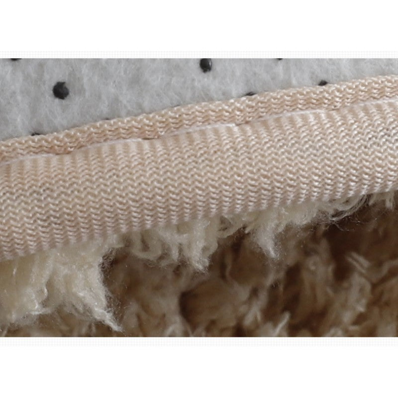 Light Yellow Colour Simple Modern Comfy Faux Lambs Wool Shaggy Rugs For Living Room Bedroom Bedside Carpet