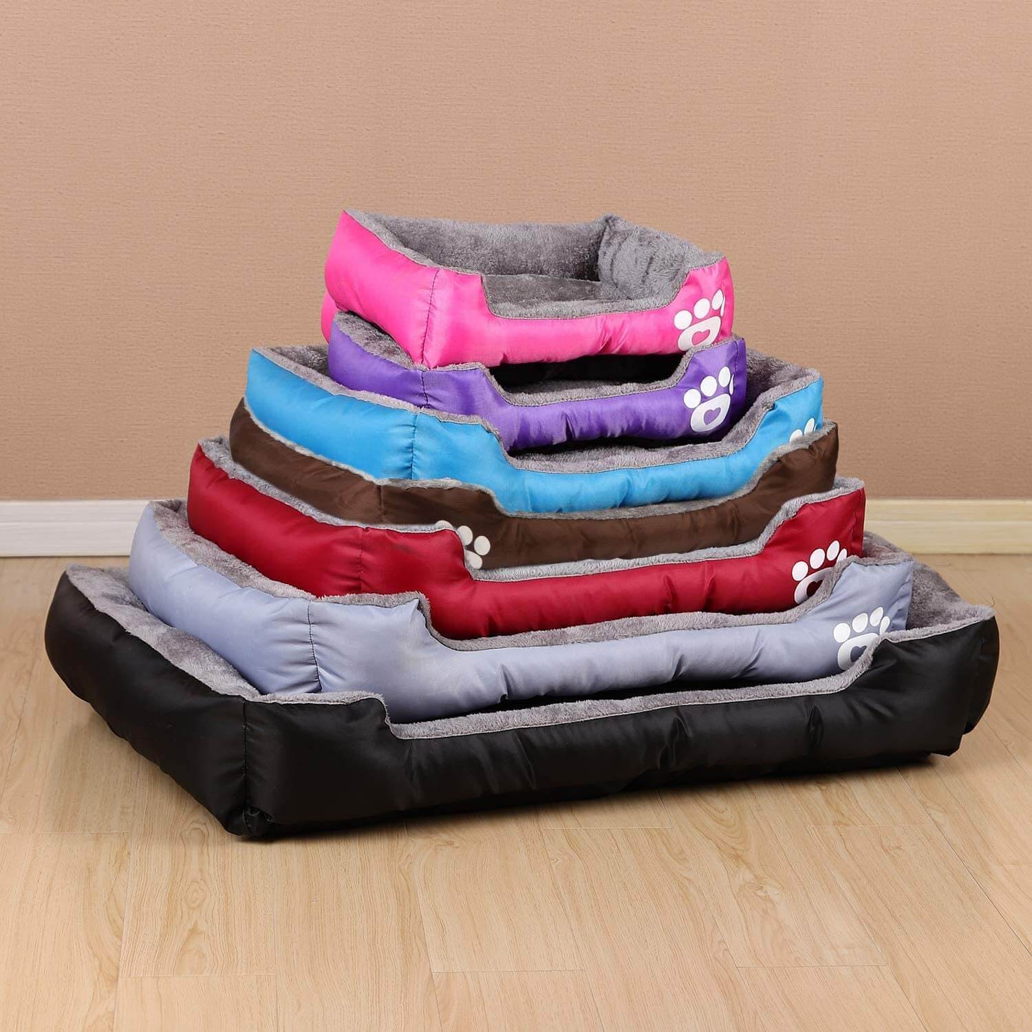 Brown Super Soft Non-slip Bottom Pet Sofa Pets Bed